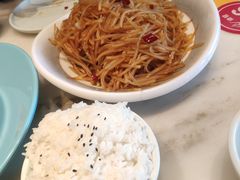 酸辣土豆丝-红蜡烛-养生粥-津鲁菜(中山路店)