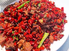 辣子鸡-华盛园卷子王农家菜水库鱼