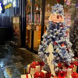 无人能敌❗️冬日蓝蛙圣诞氛围太棒了🎄