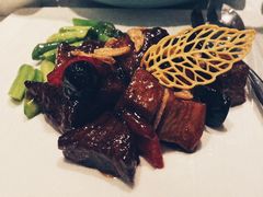 黑金雪花牛肉粒-上海和平饭店龙凤厅 Dragon Phoenix