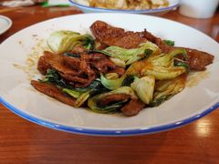 菜心炒猪肝-奎元馆.百年奎元.非遗传承(西湖边的解放路店)