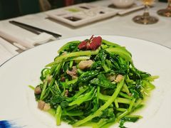 碎油渣炒鸡毛菜-北平楼·烤鸭·北京菜(牡丹园店)