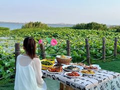 -七的湖·晚芳亭·阳澄湖农家菜·大闸蟹(莲花岛店)