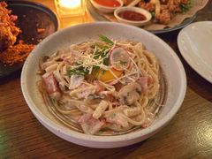 培根蘑菇芝士意面-MARU玛露音乐餐厅(大学路店)