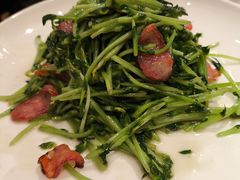 鸡油腊味炒豆苗-潮界(LU·ONE凯德晶萃广场店)