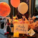 浪漫就是你在江景西餐厅为我庆祝生日🎈