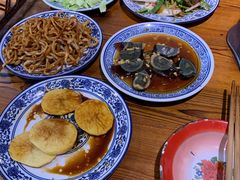 炙子烤面条-义聚成老北京炙子烤肉(门框店)