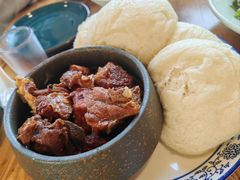 酒酿馒头夹红烧肉-大娘舅·江景餐厅桐庐菜(白冷线店)