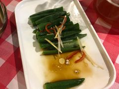 白灼黄秋葵-西域阿里马新疆菜·清真(桂花路店)