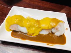 印尼咖哩脆虾鲜鱿海鲜肠-布拉王港式美食(绿城店)