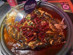 香辣拼蒜香味-匠子烤鱼(桫椤湾店)