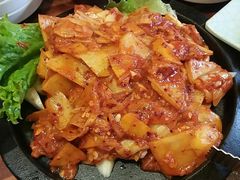 辣白菜炒土豆-屋里家延边朝鲜族冷面(南园店)