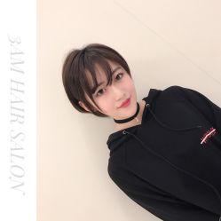 Yishen短发作品-3AM HAIR SALON烫发染发接发