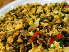 酸菜炒土鸡蛋-非常粥道(天宝东街店)