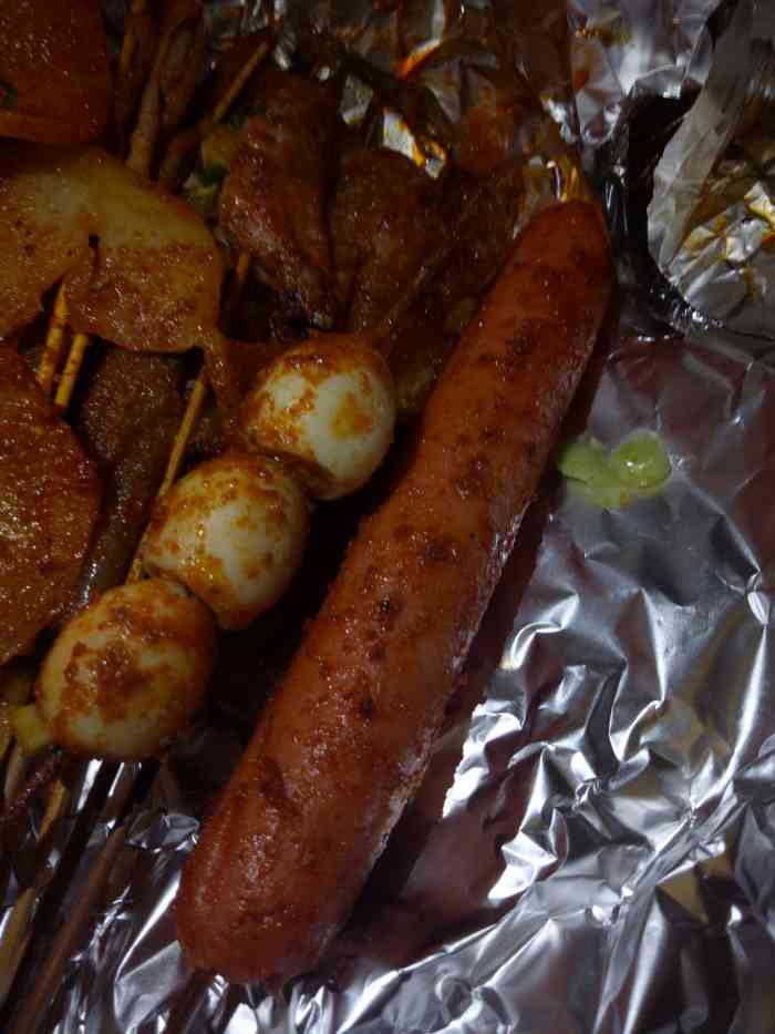 谭氏炙焱烧烤-"这家烧烤味道真是很爱啊,由于城管管制不能.