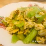 黄瓜鸡蛋炒虾皮，来点虾皮，配点鸡蛋！