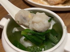 鲜嫩黄花鱼丸汤-将相和·海鲜蒸饺大连菜