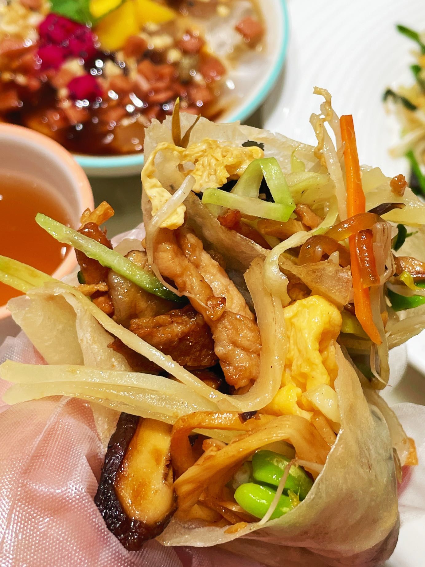 为了这口春饼卷合菜,特意坐高铁去了武汉!