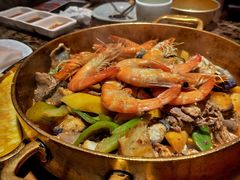 鳗鱼焖锅-猪啊牛呀羊啊铜盘烤肉(正大广场店)