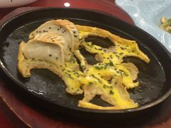 铁板手工香煎饺-东方豪生·老方一帖中餐厅
