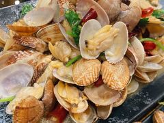 辣炒花蛤-老东镇啤酒屋海鲜加工·蒸汽海鲜·海鲜烧烤(台东店)