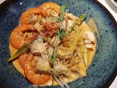芝士蘑菇鲜虾意大利面-BE BRIGHT KITCHEN(正佳广场店)