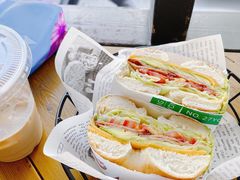 培根牛油果贝果明治-BIG BAGEL(永康路店)
