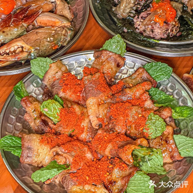 家人们！哼蟹的五花肉卷薄荷好吃哭了💤