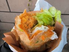 -小红车炸蛋葱油饼