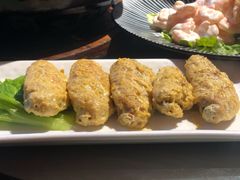 咸蛋黄碰撞鸡翅-手抄板凳江南菜(湖滨商业街店)