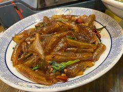 香菜肉丝粉皮-八张桌子(老店)