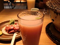 西柚可尔必思-烧肉达人•炭火烧肉(新天地店)