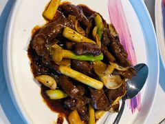 黑椒杏菇爆牛柳-上海宝华喜来登酒店·采悦轩中餐厅