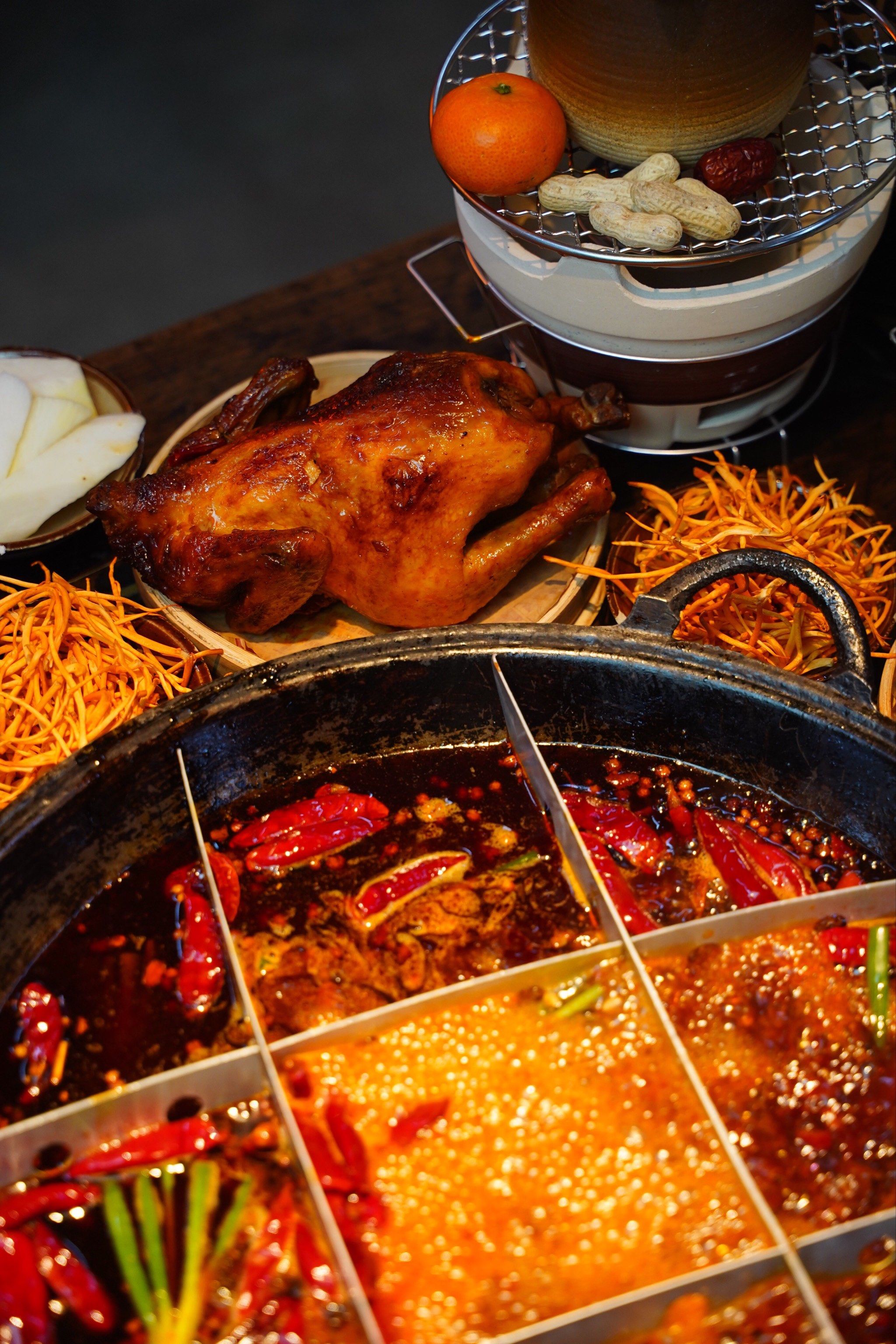 洪崖洞的重庆火锅