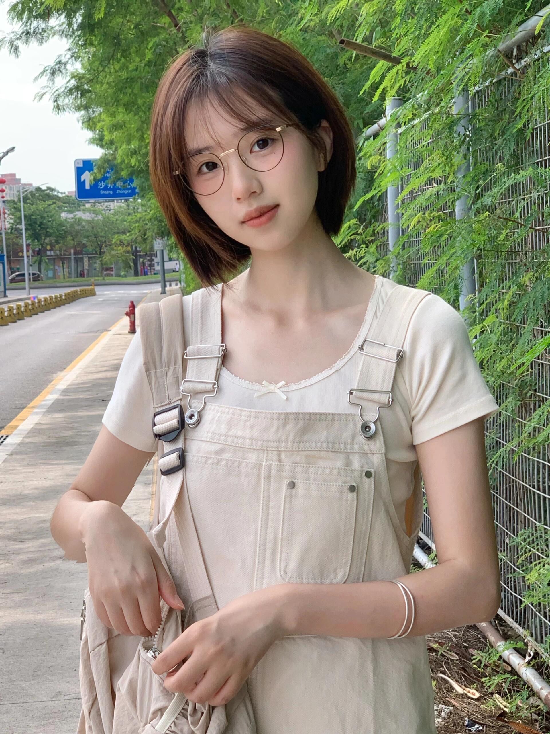 夏日短发自由风