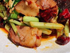 干豇豆炒腊肉-山石榴·贵州菜(丰盛里店)