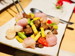 招牌雪花牛肉粒-老船坞水上餐厅(亚洲大酒店  东四十条店)