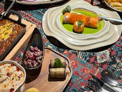 烟熏挪威三文鱼卷配红鱼籽酱-格鲁·秀色Georgia’s Feast