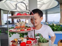 -海棠湾仁恒皇冠度假酒店-270°海景餐厅