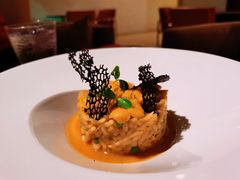 北海道海胆意大利烩饭-wann lounge 低温慢煮牛排·清吧