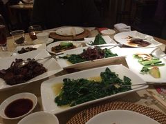 当晚点的菜，很多都叫不上名字了-上海老站(徐家汇店)