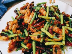 香辣八爪鱼-港畔赶海蒸汽海鲜烧烤自助(仙螺岛店)