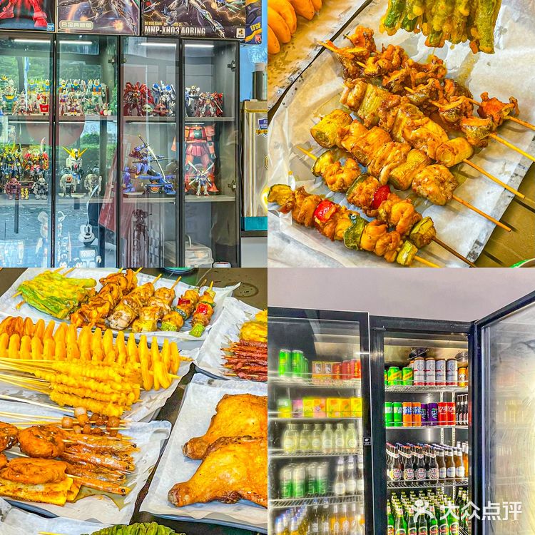 谁能拒绝这家有高达的宝藏炸串🍢呢‼️