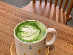 抹茶拿铁-琥珀咖啡 Ambercoffee