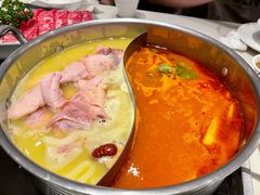 招牌番茄牛尾汤-一哥澳门豆捞·澳门风打边炉(高德置地店)