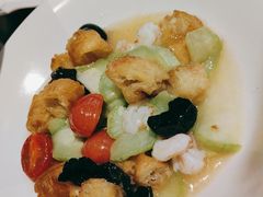 海味丝瓜烩油条-北京老铺烤鸭(老城根店)