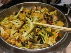 干锅有机菜花-老码头黑皮肘子锅包肉(赣水路店)