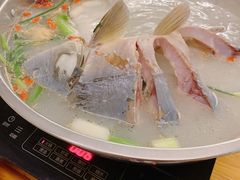 鱼火锅（高汤锅）-大理老字号·舟渔的鱼野生菌海景餐厅(双廊店)