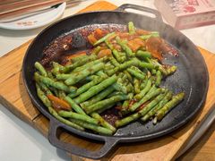 乡下虾酱花肉啫豆角-广府乡下·饭庄(新港东路店)