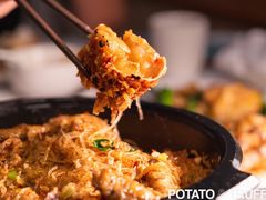 皇帝蟹粉丝煲-金唐海鲜酒家